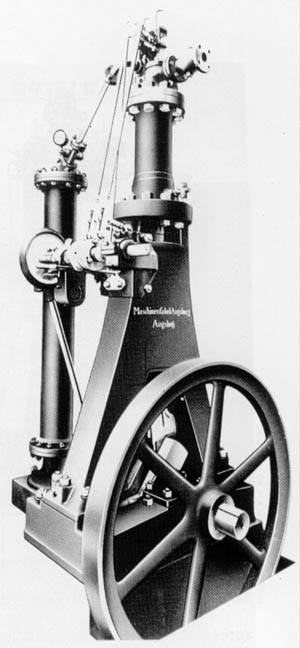 The diesel engine prototype in 1893
