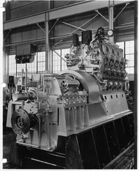 8-278A Cleveland Diesel Division marine engine